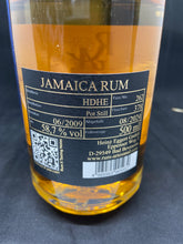 Laden Sie das Bild in den Galerie-Viewer, Rum Artesanal Jamaica HD HE 06/09-08/24 1500-1600 gr/HLPA,58,7%Vol., 0,5l