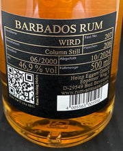 Laden Sie das Bild in den Galerie-Viewer, Rum Artesanal WIRD 2000-2024, Barbados, 46,9%Vol, 0,5l