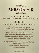 Laden Sie das Bild in den Galerie-Viewer, Botucal Ambassador Selection, Venezuela, 47%Vol, 0,7l