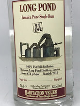 Laden Sie das Bild in den Galerie-Viewer, Habitation Velier Long Pond STCE White Jamaica Pure Single Rum 62,5% Vol, 0,7l
