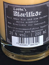 Laden Sie das Bild in den Galerie-Viewer, Lotta's Original Eierlikör 20%, Deutschland, 0,2l