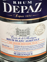Laden Sie das Bild in den Galerie-Viewer, Depaz Cuvee de la Montagne Rhum Blanc Agricole 45%Vol., Martinique, 0,7l
