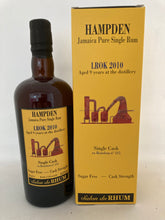 Laden Sie das Bild in den Galerie-Viewer, Hampden LROK 2010, 9 Jahre, Salon du Rhum Cask 215, 63,2%Vol, Jamaica, 0,7l