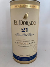 Laden Sie das Bild in den Galerie-Viewer, El Dorado 21 Jahre, 43%vol., Guyana, 0,7l