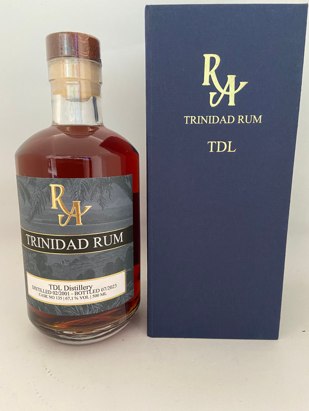 Rum Artesanal Trinidad TDL  TML 2001/2023 22 Jahre, 67,1%vol., 0,5l