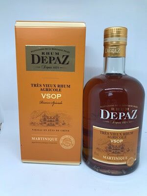 Depaz Tres Vieux Agricole VSOP 45% Vol, Martinique, 0,7l