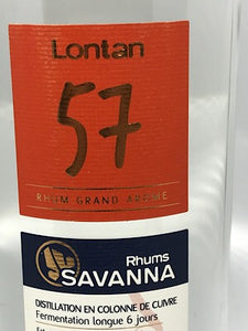 Savanna Lontan 57, Ile de La Réunion, 57% 0,7l