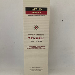 PAPALIN JAMAICA 7 YEARS RED EDITION 2021, 57,18%Vol., 0,7l