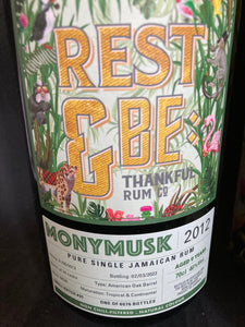 Rest & Be Thankful Monymusk 2012/2022, 46%Vol., Jamaica, 0,7l