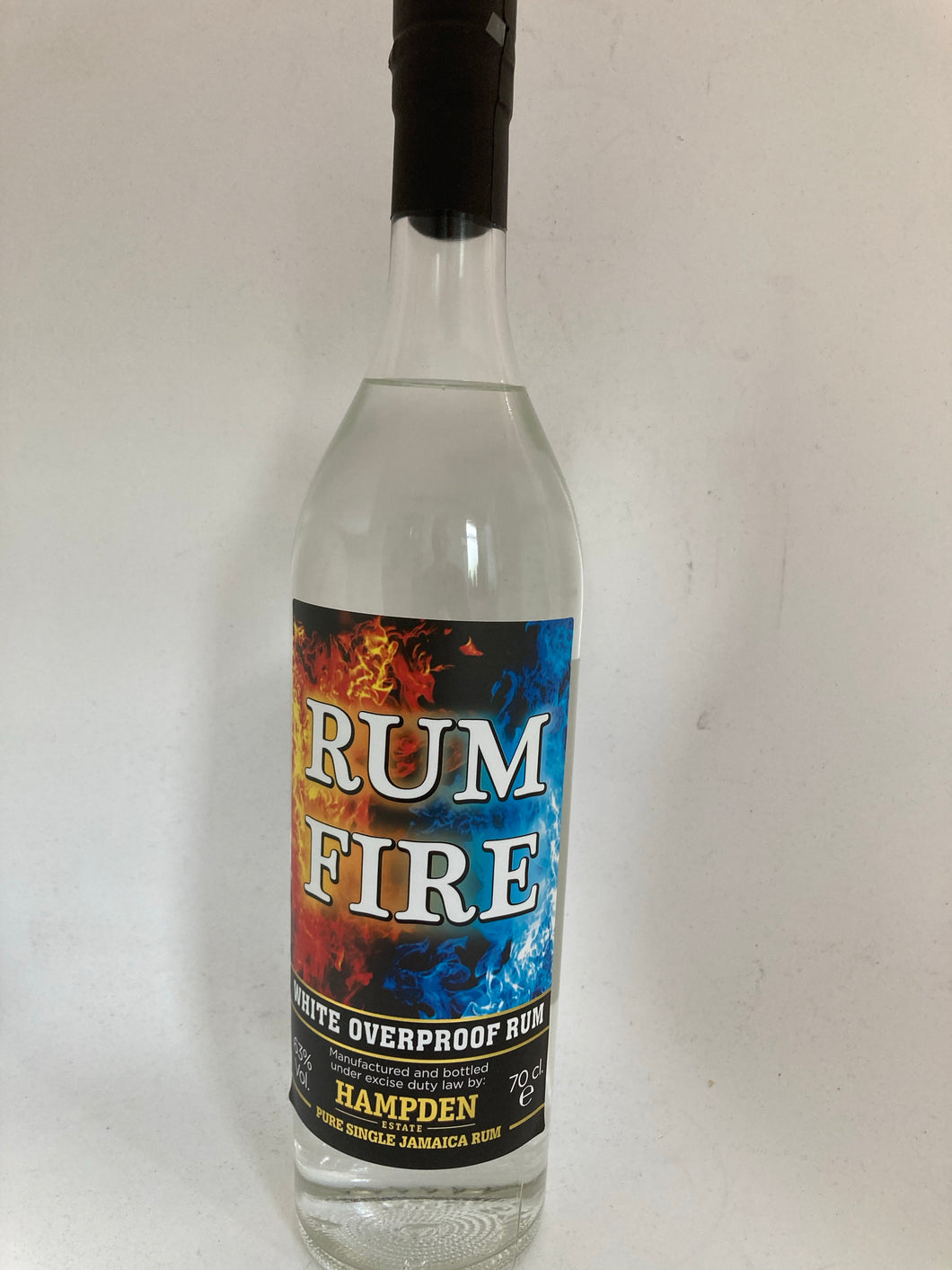 Hampden White Overproof Rum Fire, 63%Vol., Jamaika,0,7l