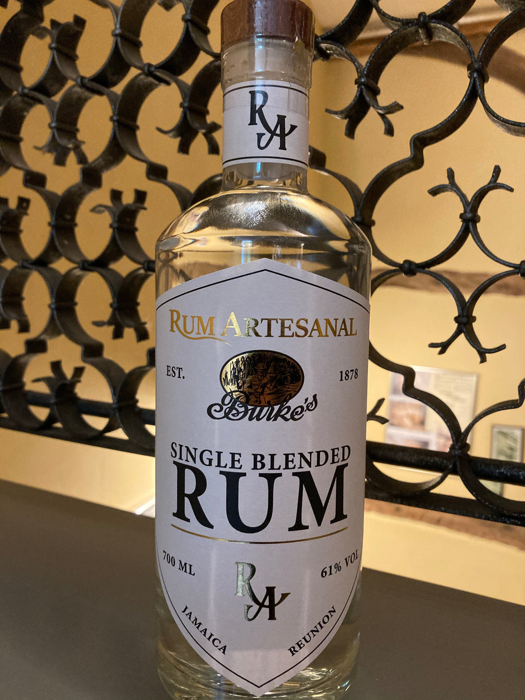 RA White Blended Rum, Jamaika-La Réunion, 61%Vol., 0,7l