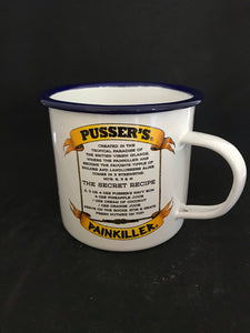 Pusser´s Mug Emaille Becher "Painkiller Club"