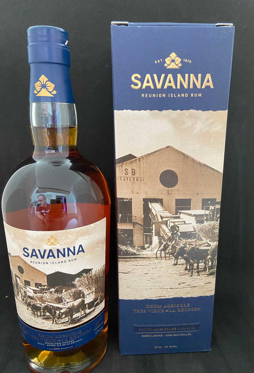Savanna - Edition Bois Rouge1992/2022, 57%Vol., La Réunion,0,7l