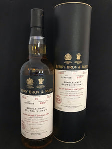 Single Malt Whisky Berry Bros & Rudd Glen Moray 2007-2018, 57,4%Vol., Speyside, Caroni Cask Finish 0,7l