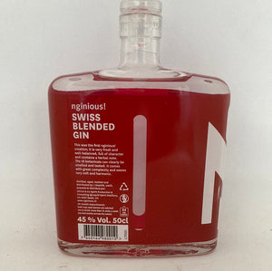 nginious! Swiss Blended Gin, 45%vol., Schweiz, 0,5l
