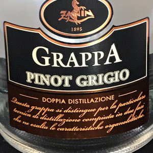 Zanin Grappa Pinot Grigio, 40%Vol. Italien, 0,7l