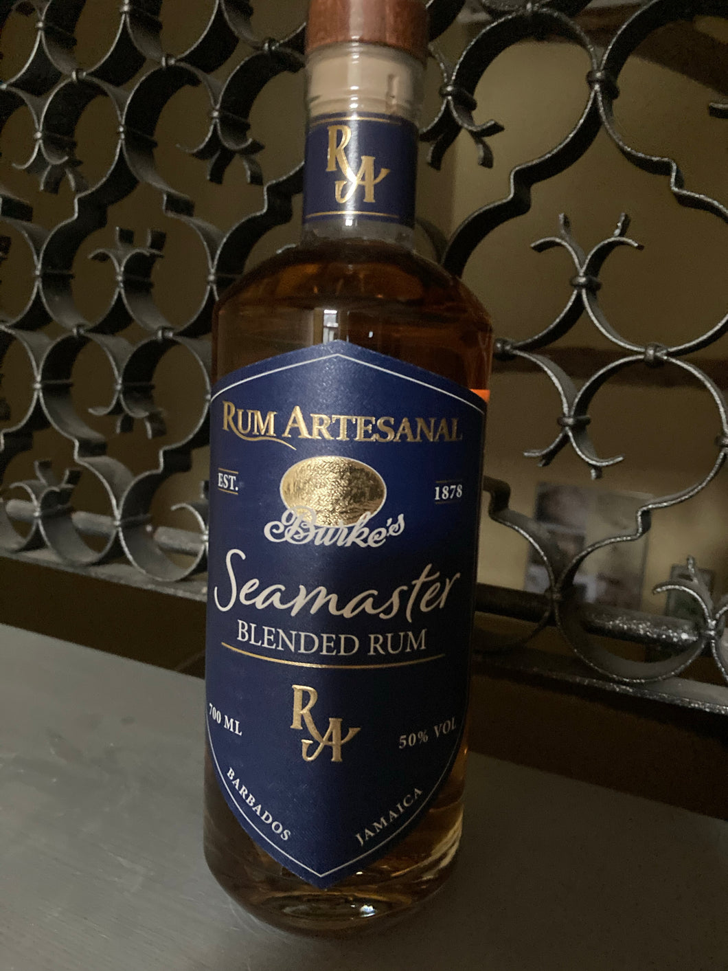 Rum Artesanal Burke´s Seamaster Blended Rum, 50%Vol., Jamaica/Barbados, 0,7l