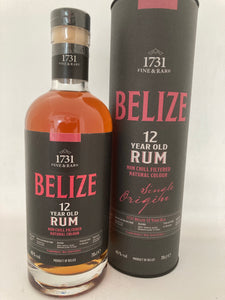 1731 Fine & Rare Belize 12 Years, 46%Vol., 0,7l