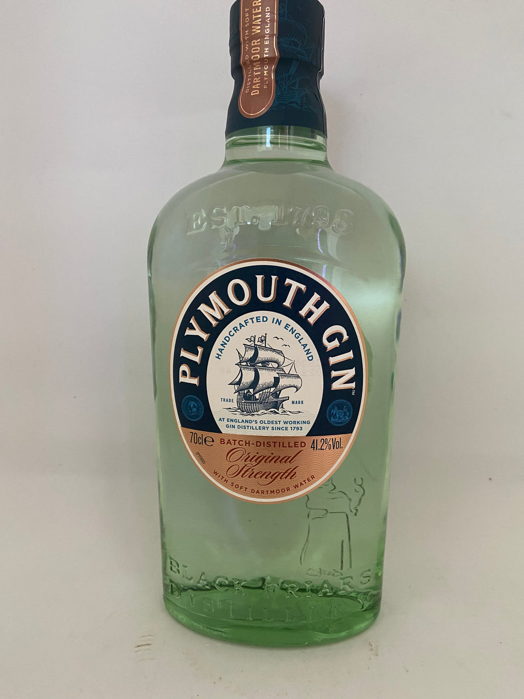 Plymouth Dry Gin, 41,2% Vol., Großbritannien, 0,7l