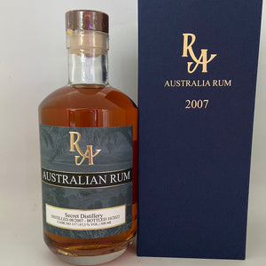 Rum Artesanal Secret Destillerie Australien 2007-2022, 67,5%Vol., Australien, 0,5l