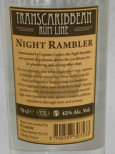 Night Rambler Transcontinentel Rum Line, Jamaica-Haiti, 42%Vo., 0,7L